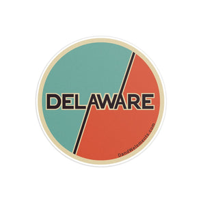 Retro Vintage Delaware Sticker