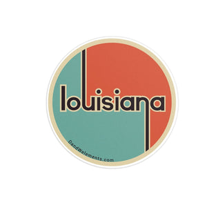 Retro Vintage Lousiana Sticker