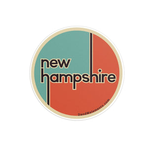 Retro Vintage New Hampshire Sticker