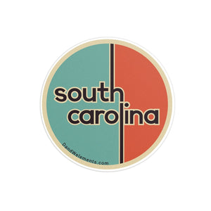 Retro Vintage South Carolina Sticker