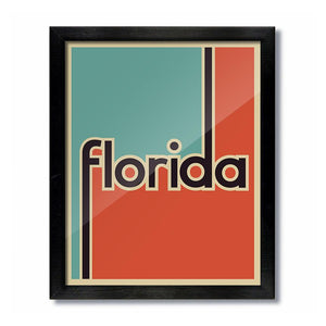 Retro Vintage Florida Print