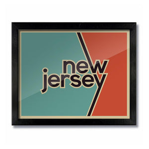 Retro Vintage New Jersey Print