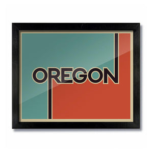 Retro Vintage Oregon Print