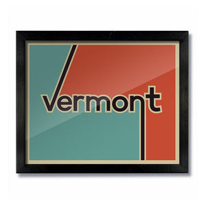 Retro Vintage Vermont Print