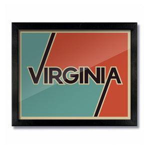 Retro Vintage Virginia Print