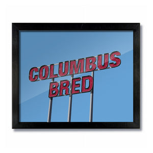 Columbus Bred, Ohio Wonder Bread Poster Print