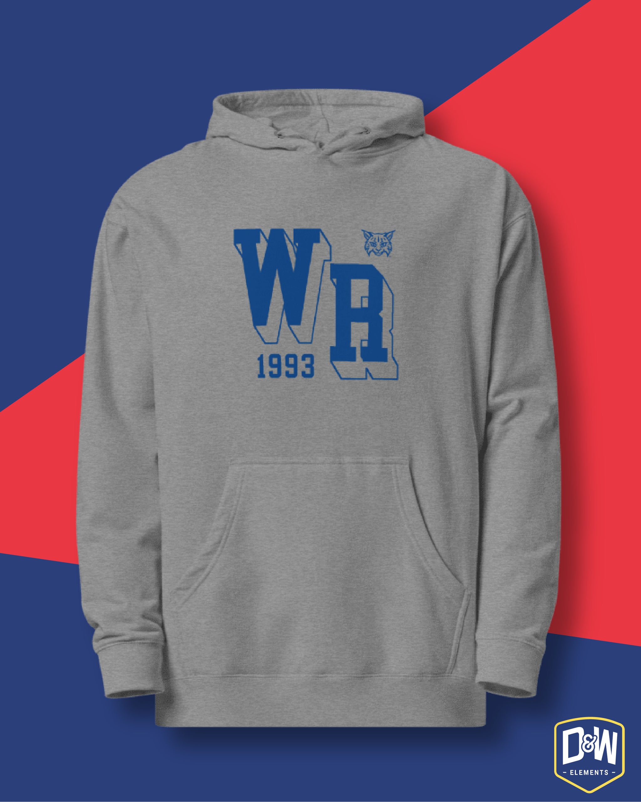 PRESALE ::: Wyandot Run Wildcats Varsity Block Hoodie