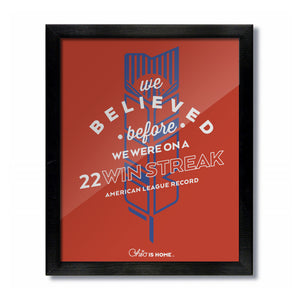 Cleveland, Ohio Print: Believed Before the 22 Win Streak