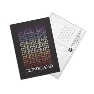 Cleveland Pride Gradient Post Cards