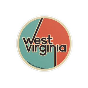 Retro Vintage West Virginia Sticker