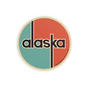 Retro Vintage Alaska Sticker