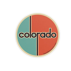 Retro Vintage Colorado Sticker