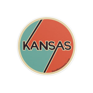 Retro Vintage Kansas Sticker
