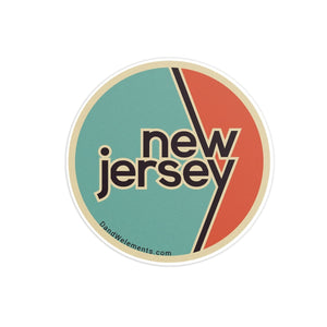 Retro Vintage New Jersey Sticker