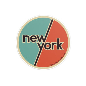 Retro Vintage New York Sticker