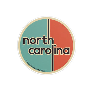 Retro Vintage North Carolina Sticker