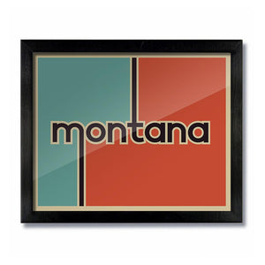 Retro Vintage Montana Print
