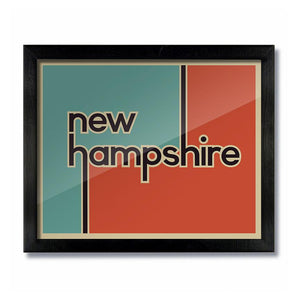 Retro Vintage New Hampshire Print