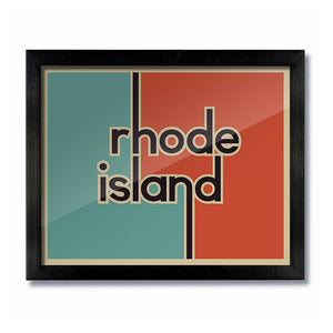 Retro Vintage Rhode Island Print
