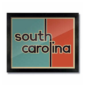 Retro Vintage South Carolina Print