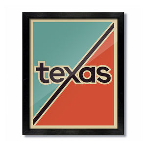Retro Vintage Texas Print