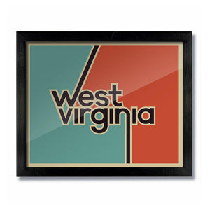 Retro Vintage West Virginia Print