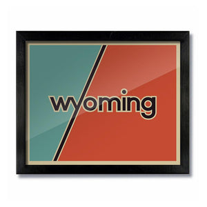 Retro Vintage Wyoming Print