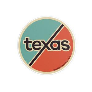 Retro Vintage Texas Sticker