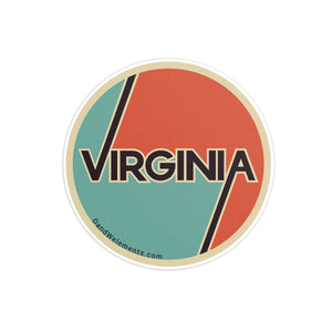 Retro Vintage Virginia Sticker