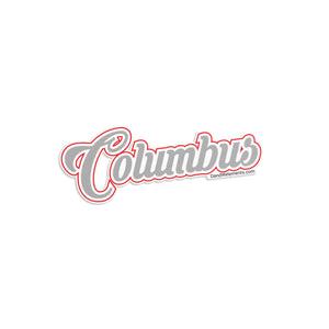 Columbus Ohio Script Stickers