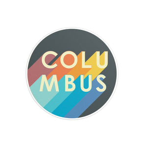 Columbus Color Shift Stickers